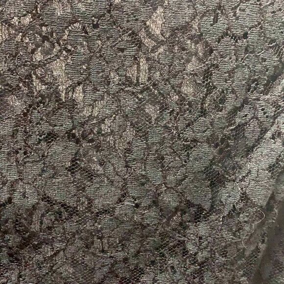 Kate Hill‎ Shirt Womens 10 Black Lace Long Sleeve Blouse - Picture 10 of 11